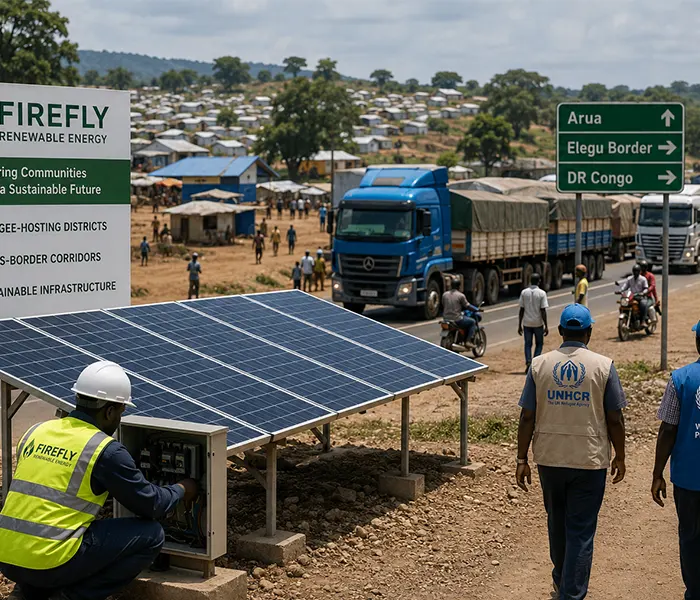 Infrastructure implementation in refugee-hosting communities